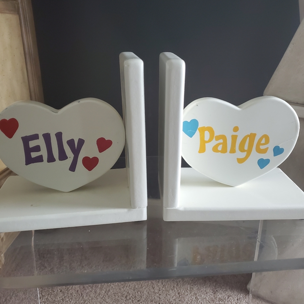 Book ends solid wood paintable - Picture 2 of 3
